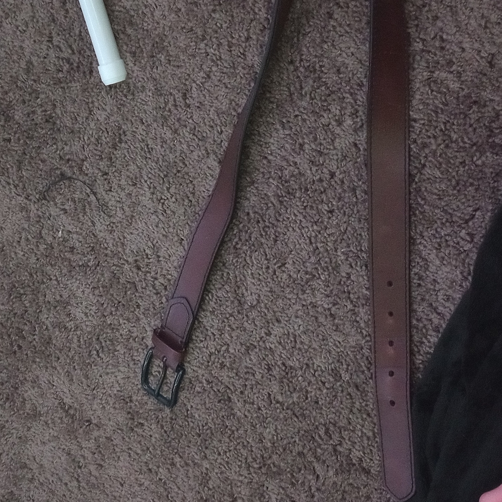 Leather belt
